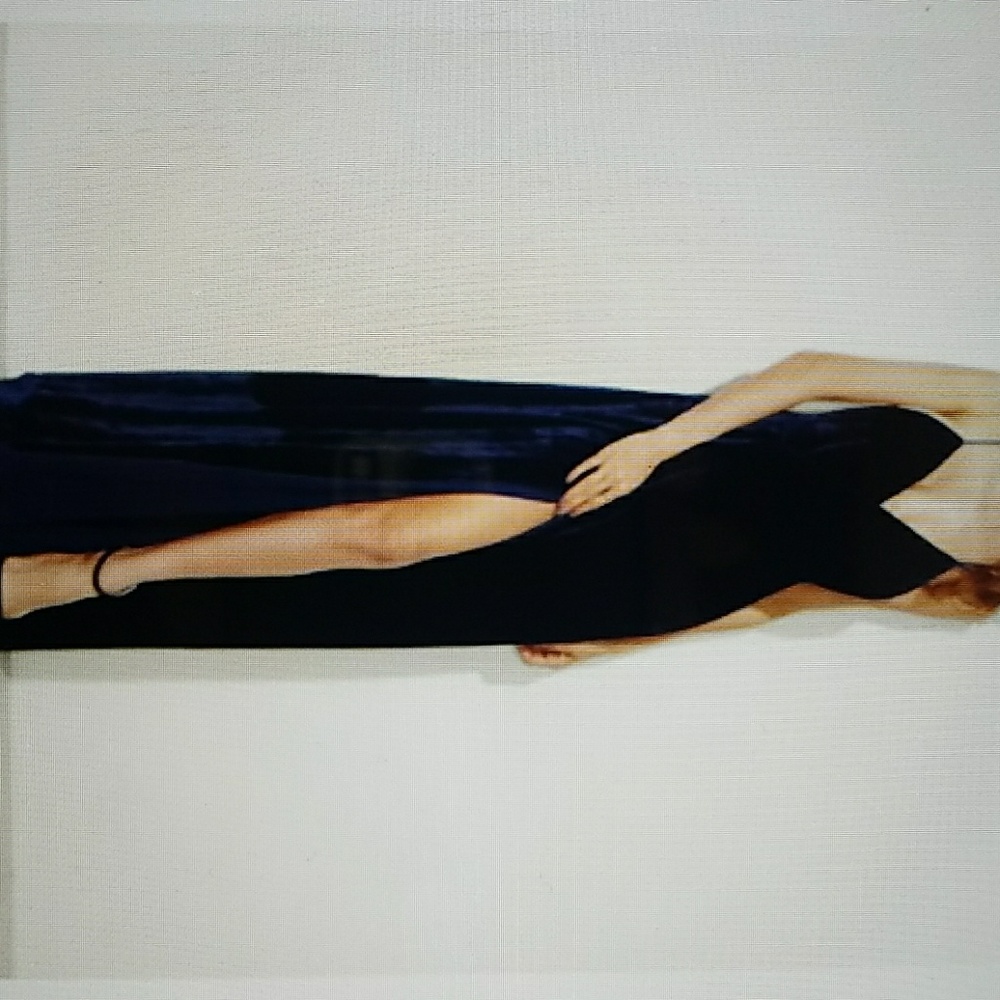 Long velvet dress